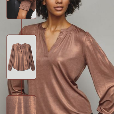 Shimmer blouse - final sale