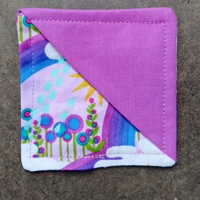 Corner bookmark- purple rain