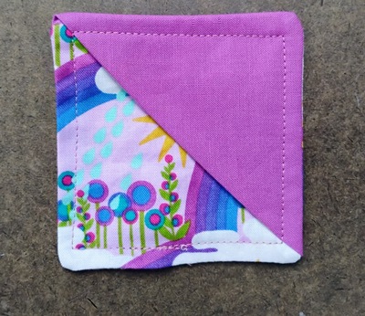 Corner bookmark- purple rain