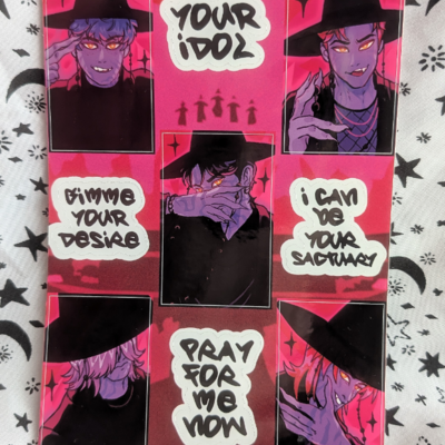 Your idol sticker sheet