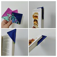 Corner Bookmark- Purple Art Theory - Thumbnail 1
