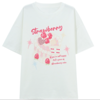 Cute cake lace patchwork antibacterial T-shirt - Thumbnail 5