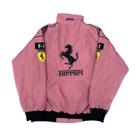 VINTAGE "FERRARI" F1 JACKET PEACH - Thumbnail 1