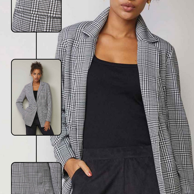 Pattern blazer - final sale