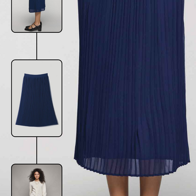 Pleated skirt - final sale - Thumbnail 3