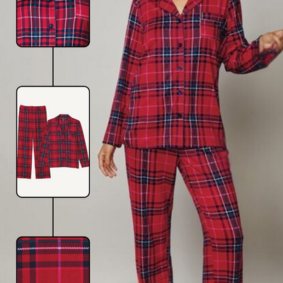 Plaid 2-piece pj - final sale
