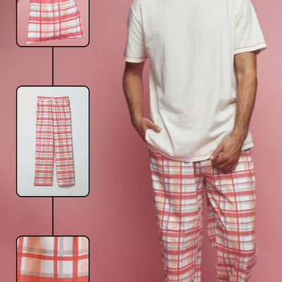 Men's plaid pj set - final sale - Thumbnail 3