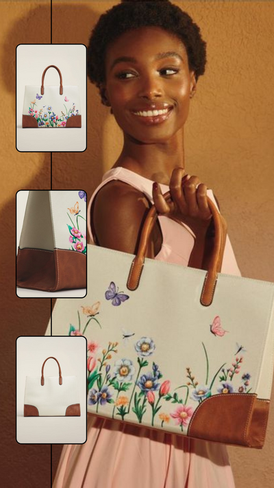 Bloom into Style Mother’s Day Tote bag - FINAL SALE