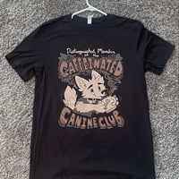 "Caffeinated K9" [T-Shirt] - Thumbnail 1