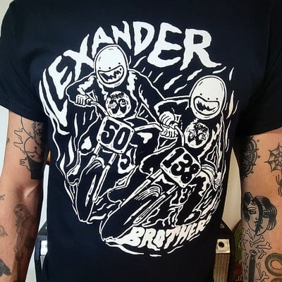 Flat track speed shop t-shirt - Thumbnail 1