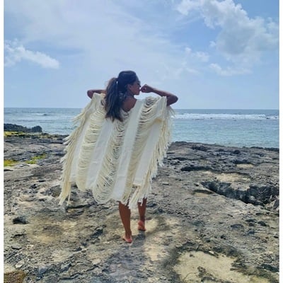 Xochiquetzalis - frayed kimono