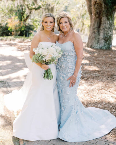 Elegant Sheath 3D Handmade Flowers Floral Mother Of The Bride/ Groom Dresses Formal Evening Dress