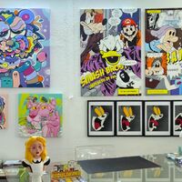 Tetraptych Painting by David Gomez "Tom's Scream"  - Thumbnail 9