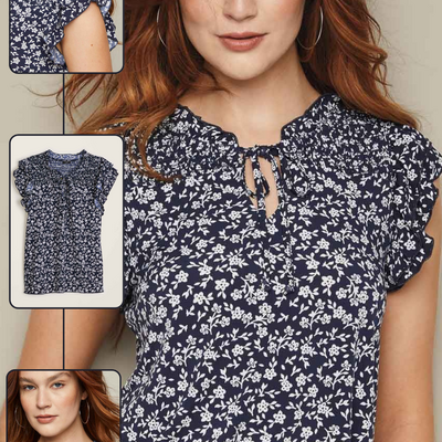 Scatter floral top - final sale