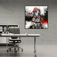 Firefighter Dalmatian 24 X 24 Art Print - Thumbnail 2