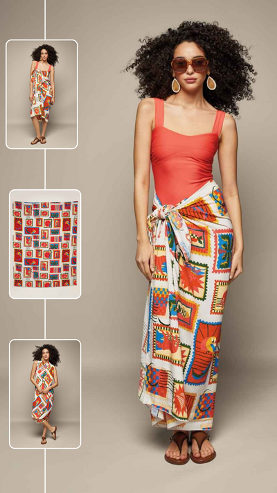 Printed Sarong - FINAL SALE