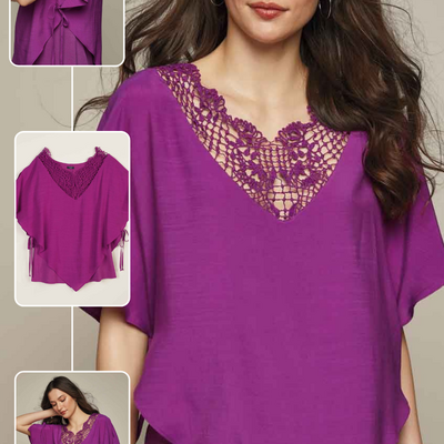 Flowy lace top - final sale