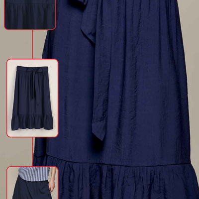 Ruffle bottom skirt - final sale