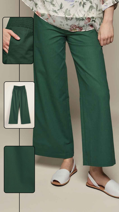 Linen Pull-On Pant