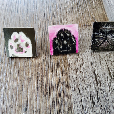 Tile pins/magnets