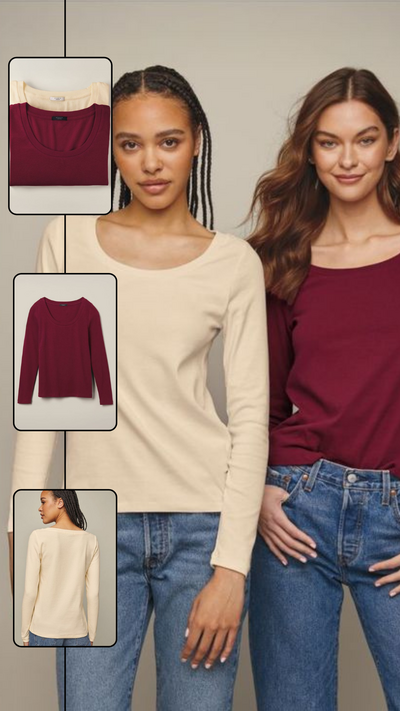2-Pack Long-Sleeve Tee