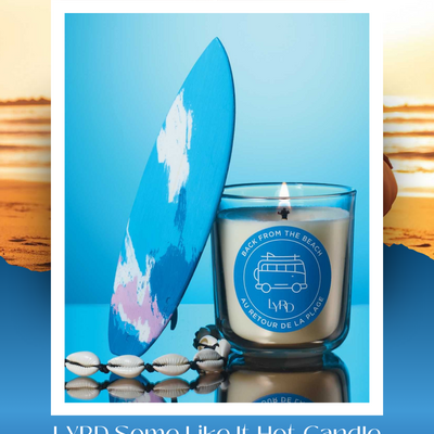 Lyrd back from the beach candle - final sale