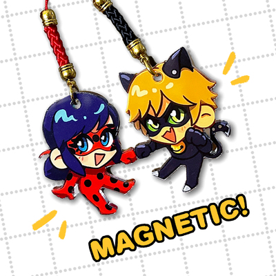 Miraculous Ladybug Magnetic Charms