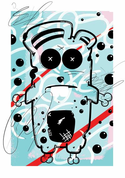 Oversize Print by Mou Kahami "Please don't wake me up "