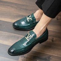 Men's business casual slip-on fashion loafers 3 colors - Thumbnail 1