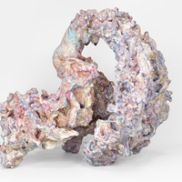 Original Clay Sculpture Artwork - My Name Is New Day, 2017, Oil and Glue on Stone Powder Clay, 14.5 x 16 x 13.5 in. / 36.5 x 41 x 34 cm - Thumbnail 4