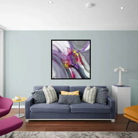 Vibrant Whirl Abstract Art Print - Thumbnail 1