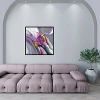 Vibrant Whirl Abstract Art Print - Thumbnail 3