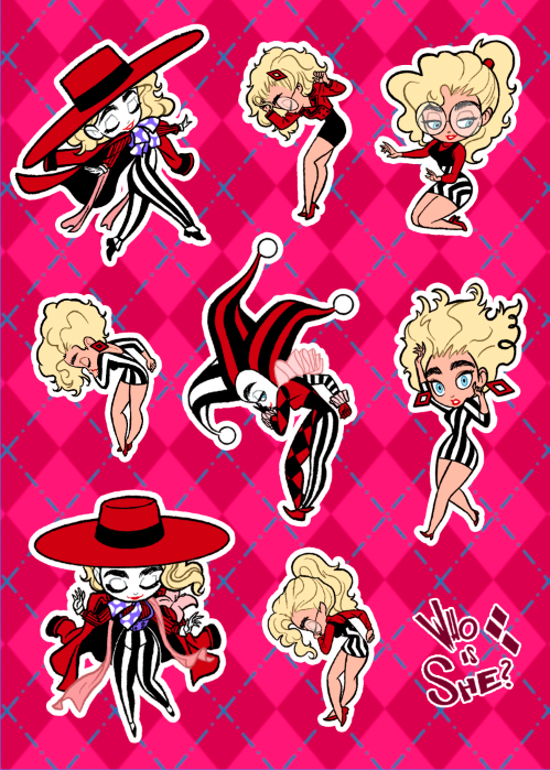 Who Is She? Sticker Sheet