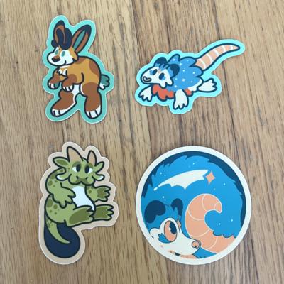 Camp chimera stickers