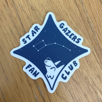 Stargazers sticker