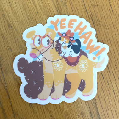 Yeehaw sticker