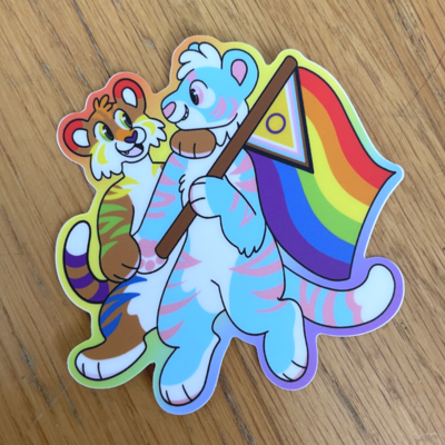 Pride tigers sticker