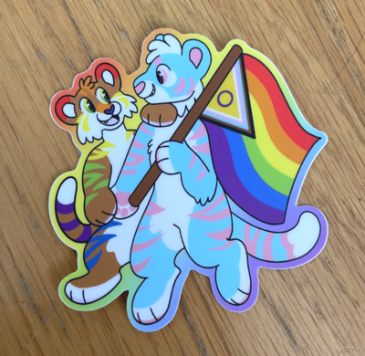 PRIDE TIGERS Sticker
