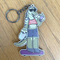 Critter Wooden Keychains (6 Options) - Thumbnail 1