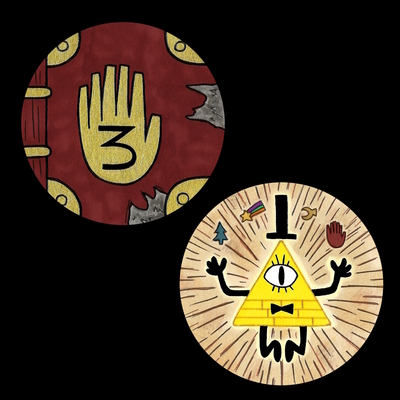 Gravity Falls Large Button Badges/Keyrings