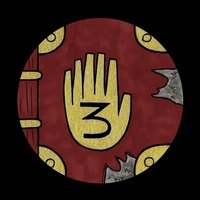 Gravity Falls Large Button Badges/Keyrings - Thumbnail 1