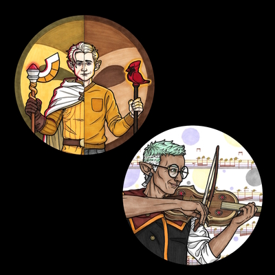 Owl house large button badges/keyrings - Thumbnail 1