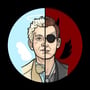 Good Omens Button Badges/Keyring-2