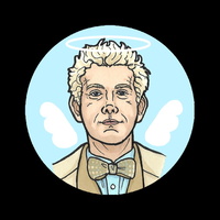 Good Omens Button Badges/Keyring - Thumbnail 3