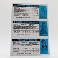 Friday the 13th Triptych Two (2) Piece Custom Vintage Trading Card Set - Thumbnail 2