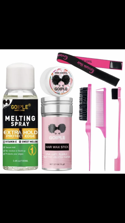 GOIPLE Edge Control & Hair Wax Stick – Sleek Finish Duo 