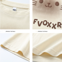 Cute cat-ear T-shirt for summer - Thumbnail 5