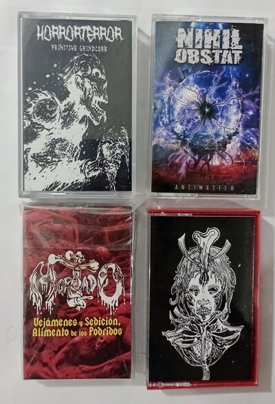 HORRORTERROR, NIHIL OBSTAT, MORTADO Tapes 