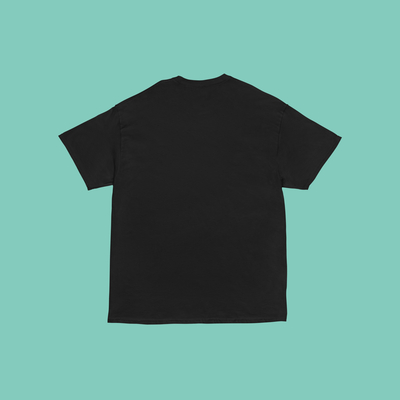 Morning pearl cat t shirt black