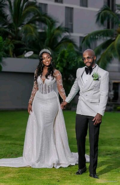 Luxury Wedding Dress, Mermaid Afrcian Girls Sequins Lace Bridal Dress Bridal Gown